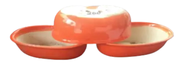 Orange Oval Bowl