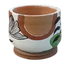 Painted Designer Lamp Planter